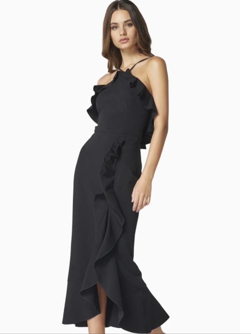 NEW! Elliatt Dimness Black Maxi Dress Size S
